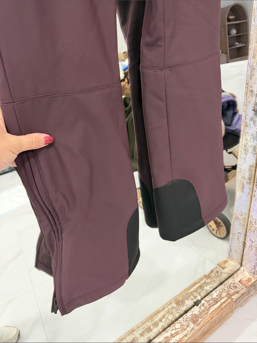 NWT Zara Plum Ski Pants - Picture 8 of 11